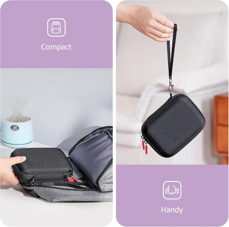 Procase Hard Playing Card Game Carrying Case, Travel Storage Box Holds 300+ Trading Cards, Bag Holder for Classic Board Game UNO, Five Crowns，SKYJO, PlayMonster and More (Case Only) -Black - Image 4